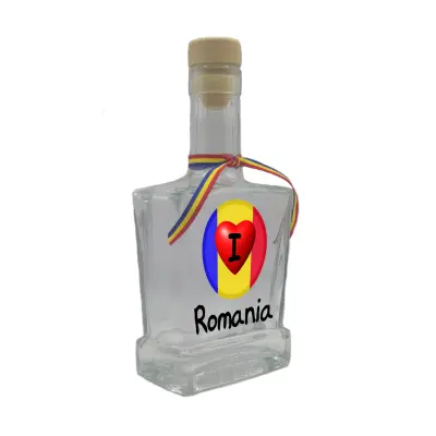 I love romania, sticla cu mesaj plata, 500 ml, model divgs179 08